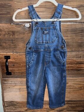OshKosh B'gosh Kids Denim Overalls - Blue Wash